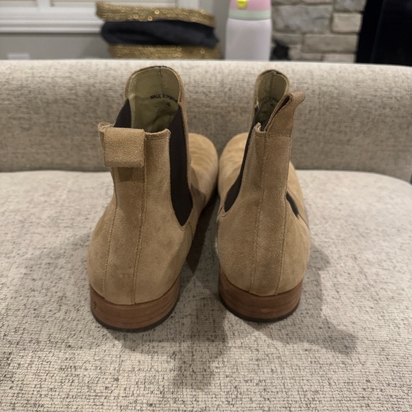 NEW Shoe the Bear Dev Suede Chelsea Boot in Tobacco Men's Size 11.5 EU 45 - Picture 3 of 5